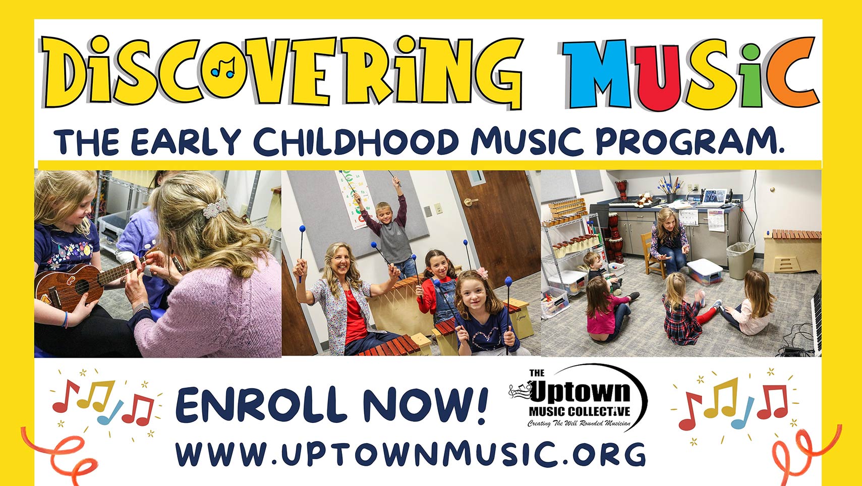 Enroll this Fall '22 with the Uptown Music Collective!